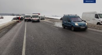 Масштабна ДТП зіткнулися п’ять автівок, є жертви