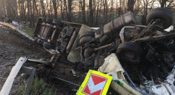 Жахлива ДТП на Вінничині: загинули два водія вантажівок, пасажира травмовано ВІДЕО оновлено