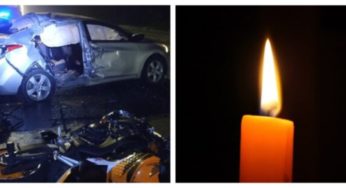 Шансів вижити не було: мотоцикл на великій швидкості влетів у легковик, кадри