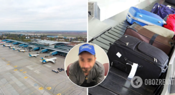 У “Борисполі” спіймали іноземця, у валізі якого було кокаїну на 11,5 млн грн. Фото і відео