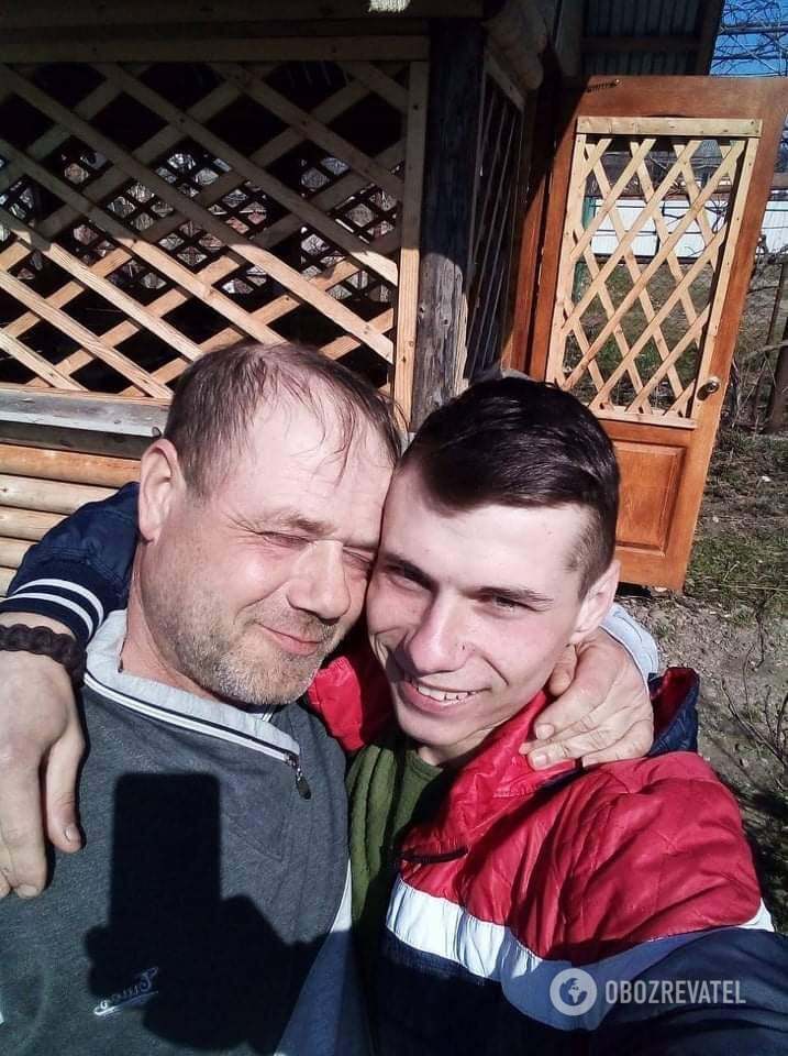 Андрій Гонар із сином