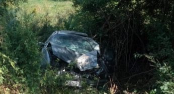 “Шестеро постраждалих серед них двоє діток”: на Львівщині під час ДТП автомобіль злетів у кювет (ФОТО)